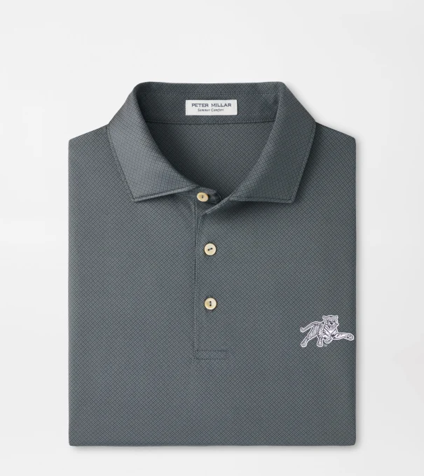 Jackson State Hugo Performance Jersey Polo in Iron