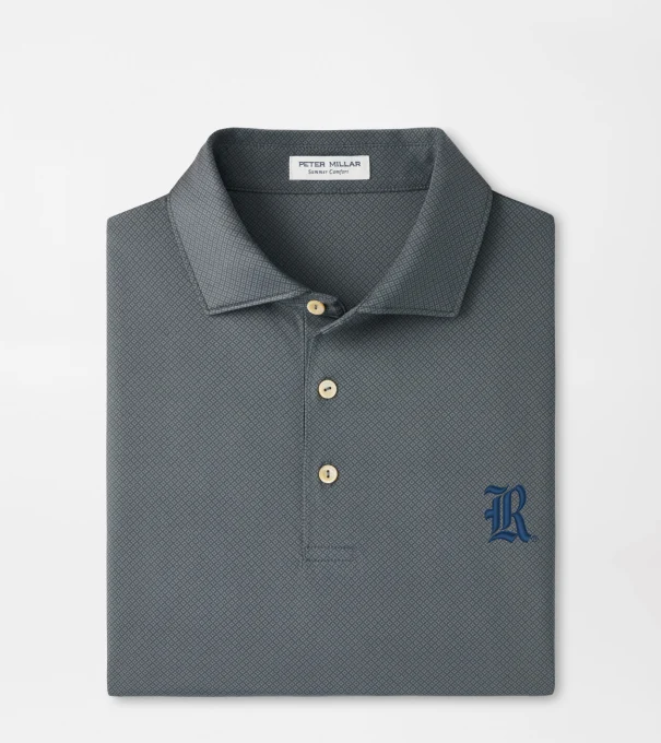 Rice University Hugo Performance Jersey Polo in Iron