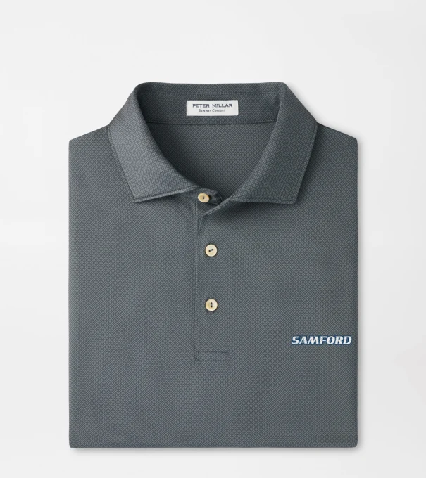 Samford Hugo Performance Jersey Polo in Iron