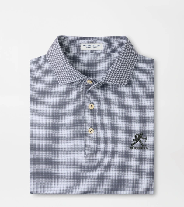 Wake Forest Walking Deacon Border Performance Jersey Polo in Iron