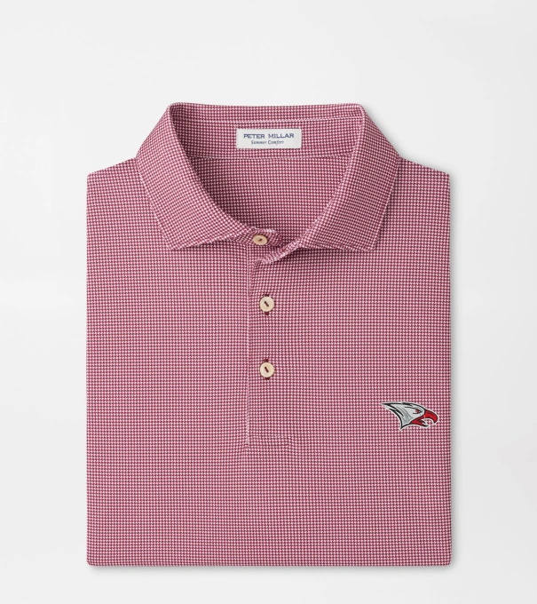 NC Central Border Performance Jersey Polo in Maroon2