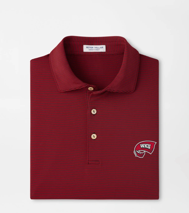 Western Kentucky Jubilee Performance Jersey Polo in Black / Red3