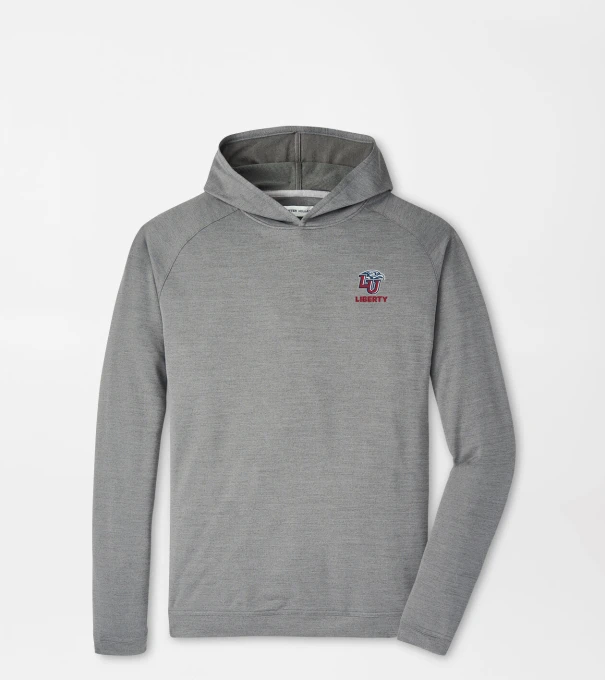 Liberty University Pine Performance Hoodie in Iron