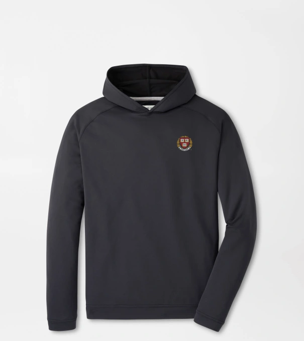 Harvard Pine Performance Hoodie in Black