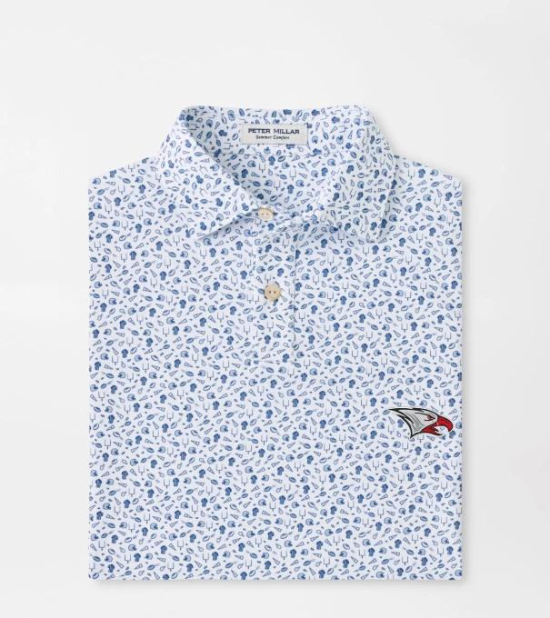 NC Central Kick Off Youth Performance Jersey Polo in Blue Frost