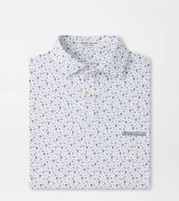Spelman College Kick Off Youth Performance Jersey Polo in Gale Grey