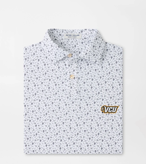 VCU Kick Off Youth Performance Jersey Polo in Gale Grey