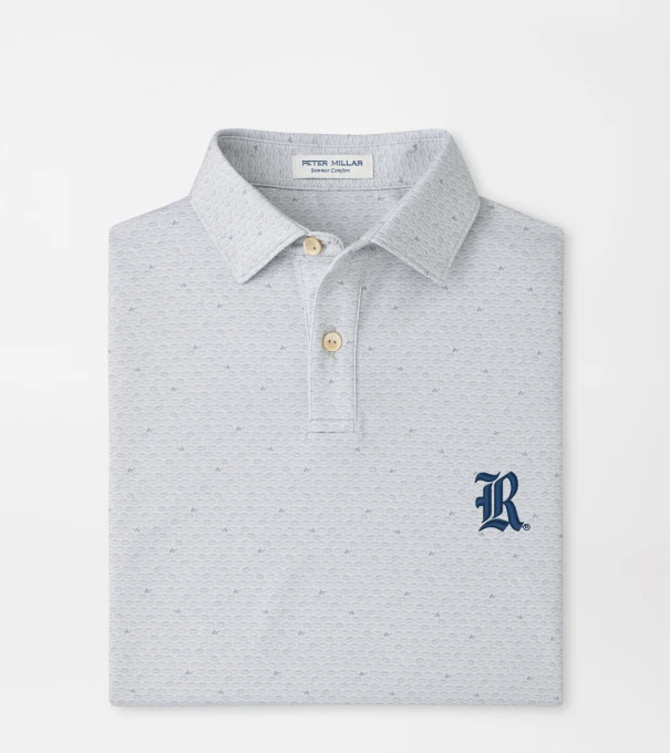 Rice University On The Ball Youth Performance Jersey Polo in British Grey