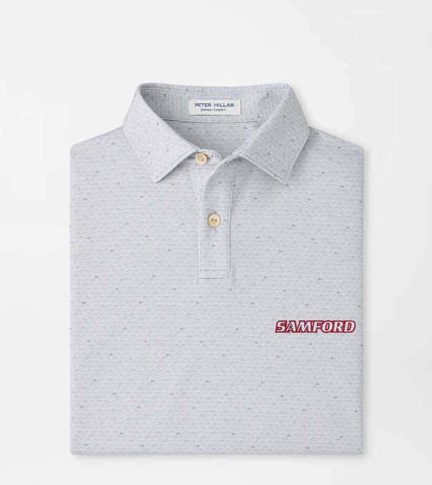 Samford On The Ball Youth Performance Jersey Polo in British Grey