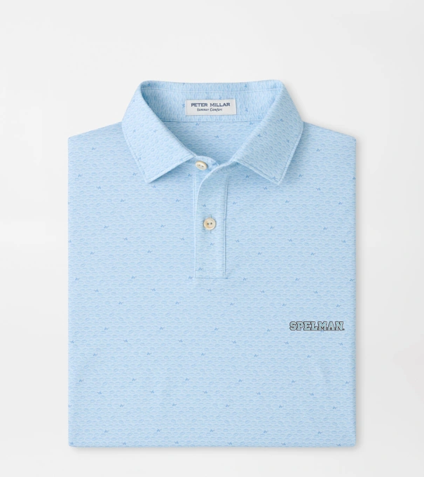 Spelman College On The Ball Youth Performance Jersey Polo in PALE BLUE