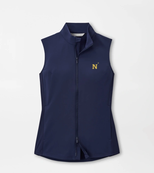 Naval Academy Women's Dunes Vest in Navy