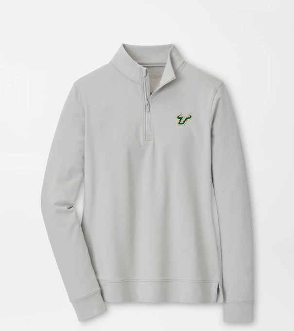 University of South Florida Women's Perth Performance Pullover in British Grey