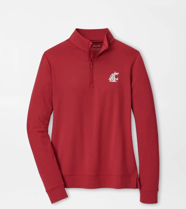 Washington State Women's Perth Performance Pullover in Crimson1