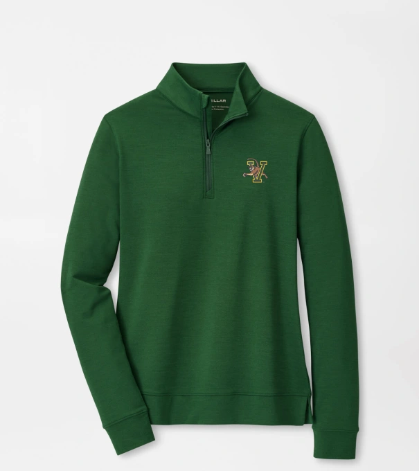 Vermont Women's Perth Performance Pullover in Green1