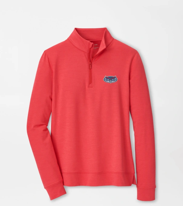 Florida Atlantic University Women's Perth Performance Pullover in Red3