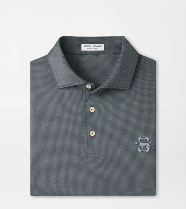 Penn State Vaut Hugo Performance Jersey Polo in Iron