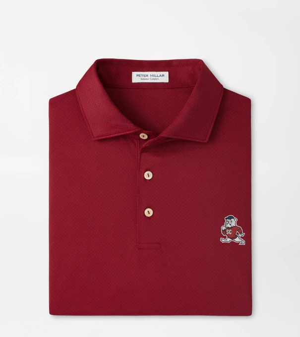 SC State Hugo Performance Jersey Polo in Maroon2