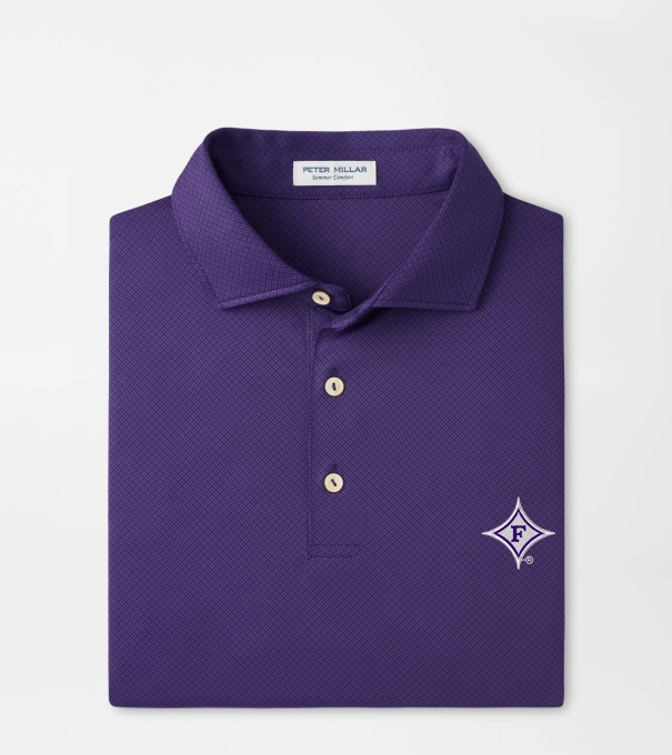 Furman Hugo Performance Jersey Polo in Purple2