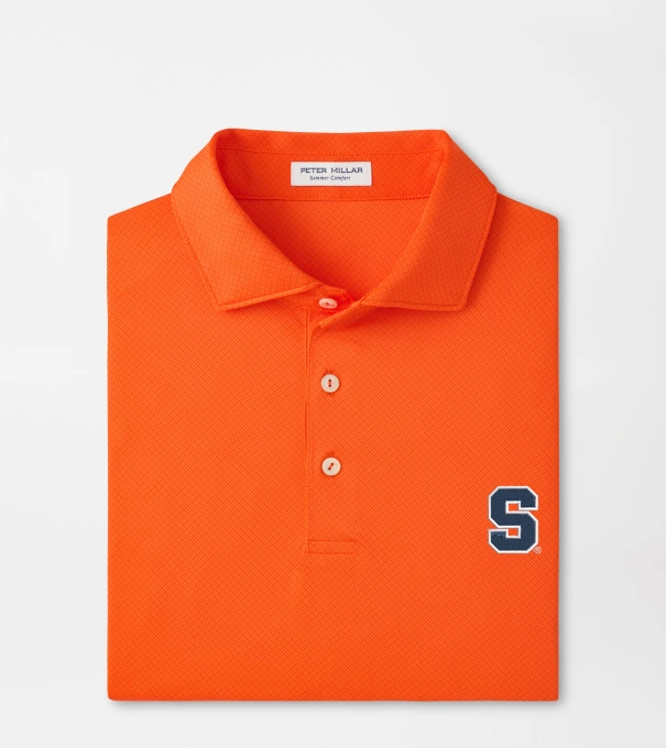 Syracuse Hugo Performance Jersey Polo in Orange6