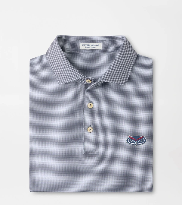 Florida Atlantic University Border Performance Jersey Polo in Iron