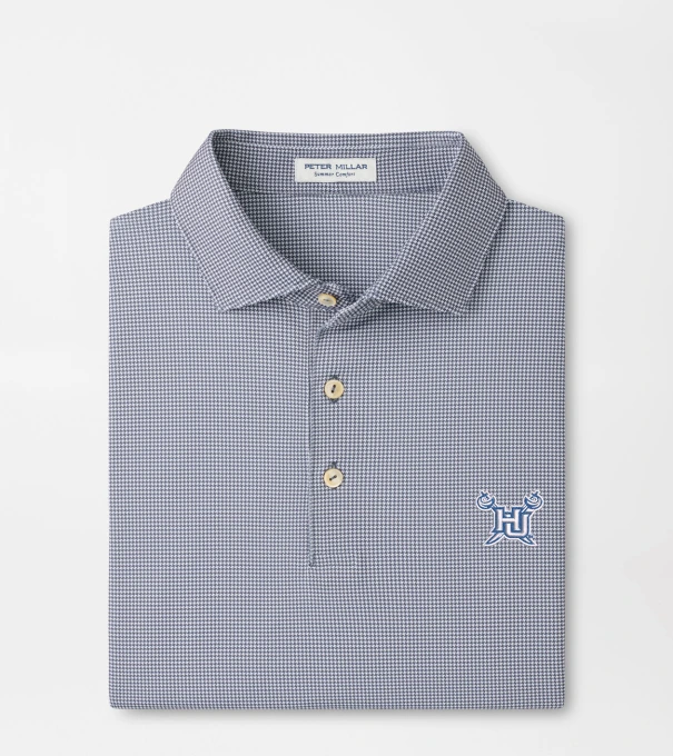 Hampton University Border Performance Jersey Polo in Iron