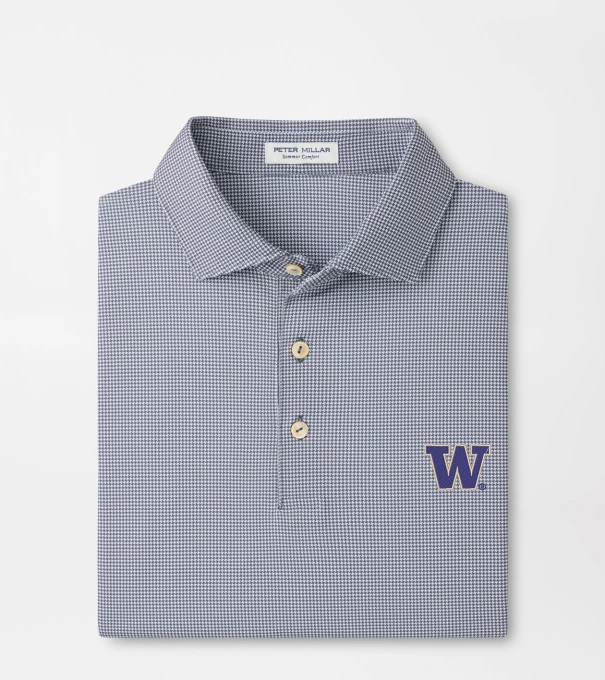 Washington Border Performance Jersey Polo in Iron