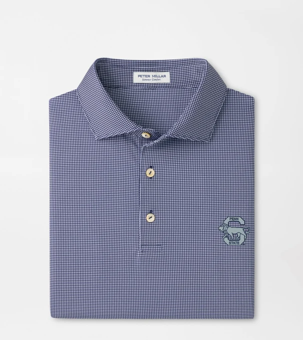 Penn State Vaut Border Performance Jersey Polo in Navy