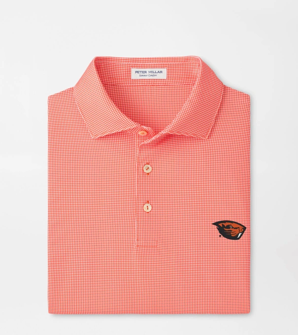 Oregon State Border Performance Jersey Polo in Orange6
