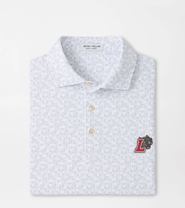 Lafayette College Bases Loaded Performance Jersey Polo in White
