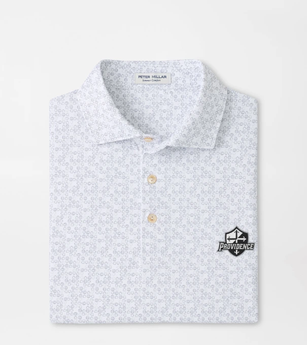Providence Bases Loaded Performance Jersey Polo in White