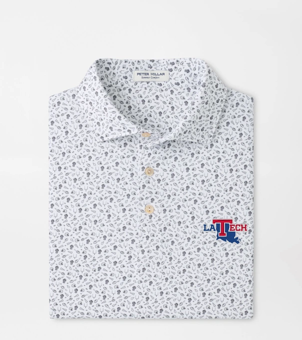 Louisiana Tech Kick Off Performance Jersey Polo in Gale Grey