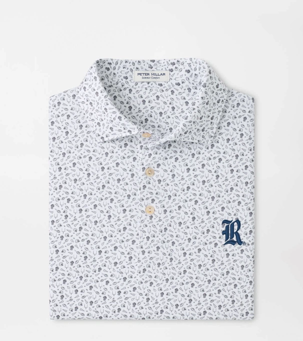 Rice University Kick Off Performance Jersey Polo in Gale Grey