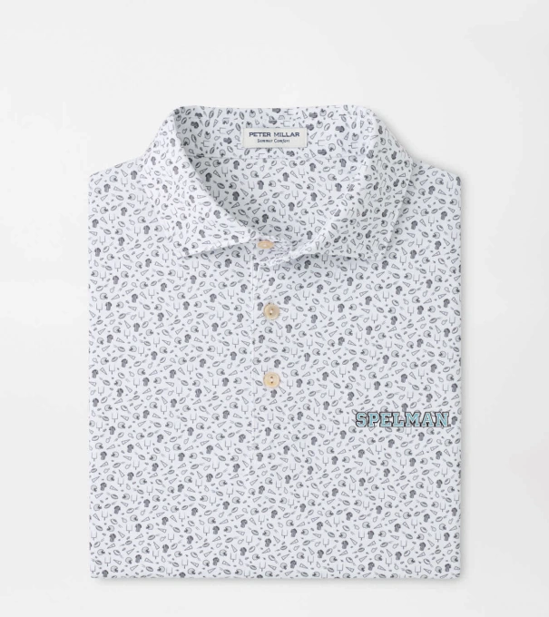 Spelman College Kick Off Performance Jersey Polo in Gale Grey