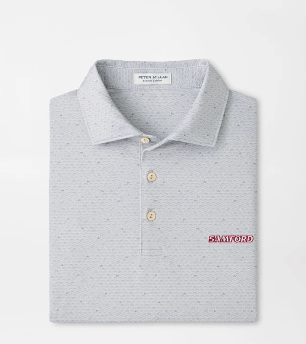 Samford On The Ball Performance Jersey Polo in British Grey