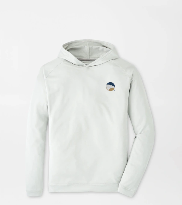 Georgia Southern Eagle Pine Performance Hoodie in British Grey