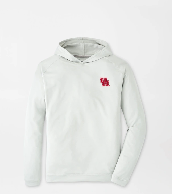 Houston Pine Performance Hoodie in British Grey