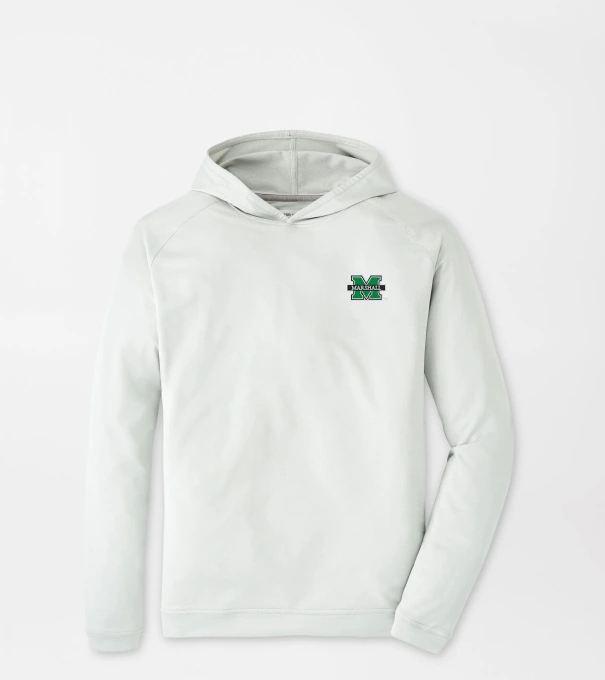 Marshall Pine Performance Hoodie in British Grey