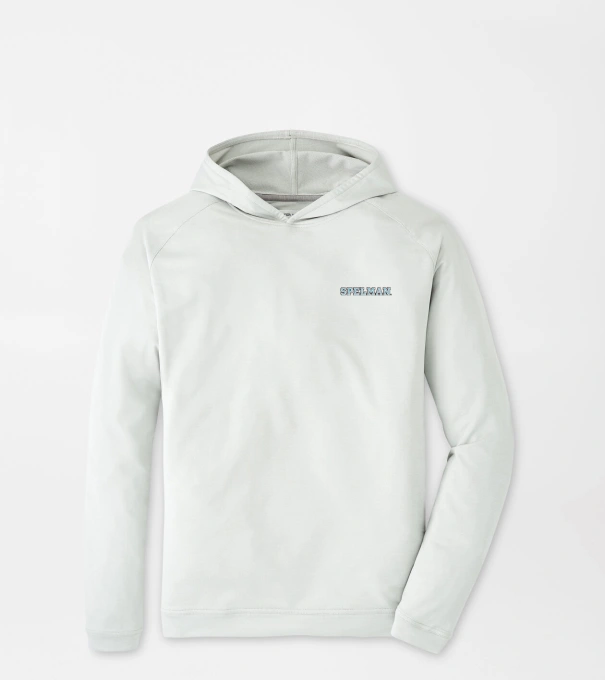 Spelman College Pine Performance Hoodie in British Grey