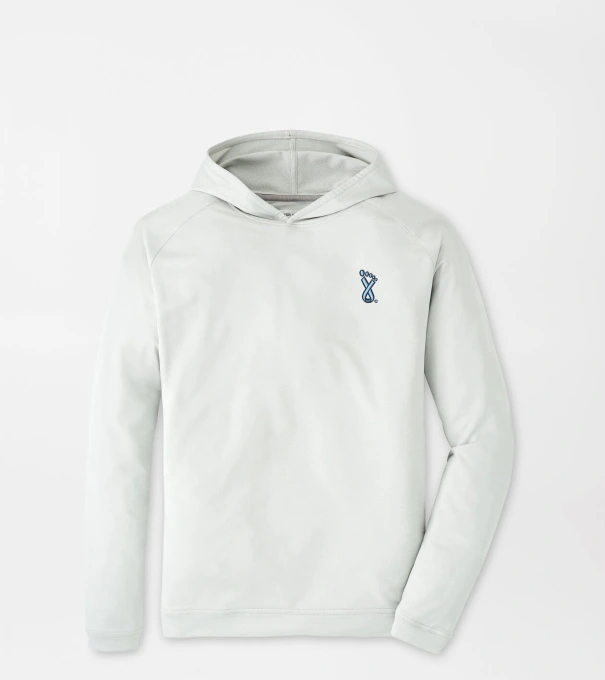 UNC Lineberger Cancer Center Pine Performance Hoodie in British Grey