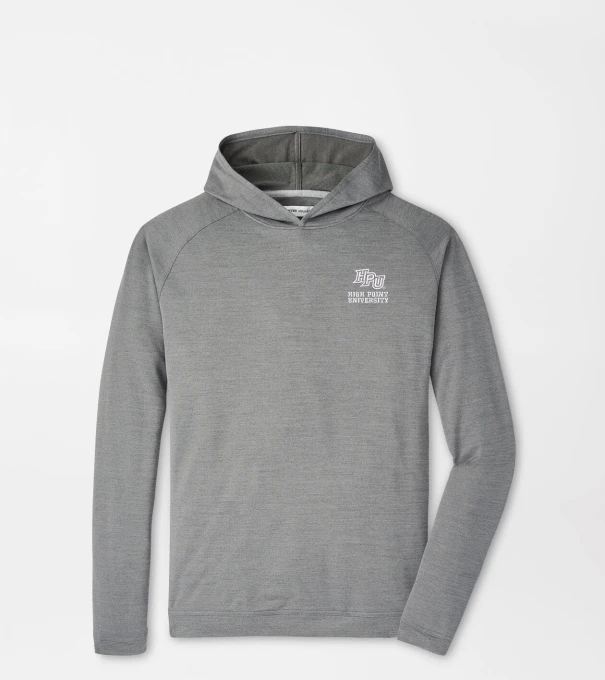 High Point University Pine Performance Hoodie in Iron