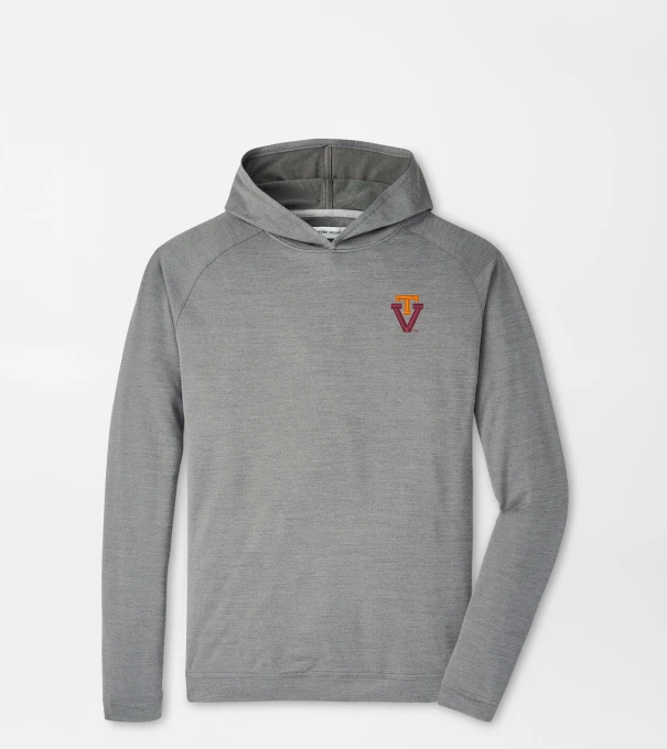 Virginia Tech Vault Pine Performance Hoodie in Iron