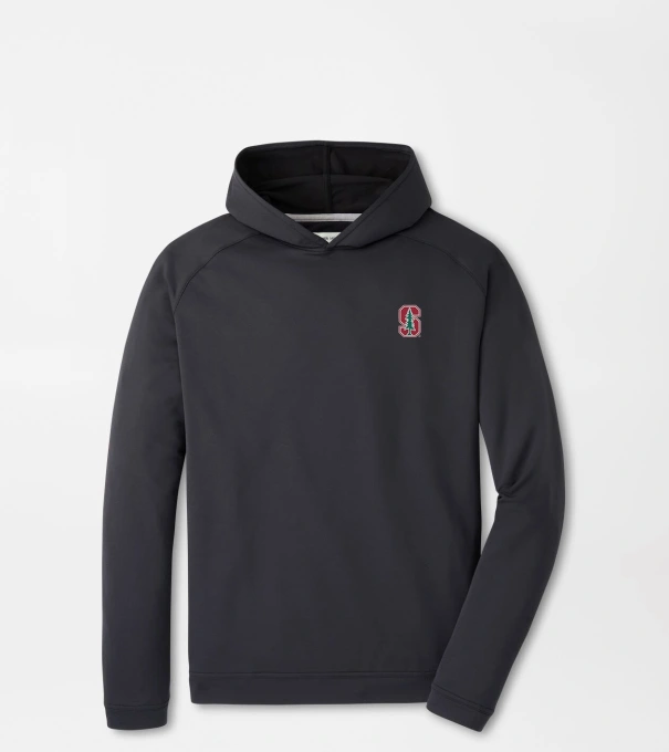 Stanford Pine Performance Hoodie in Black
