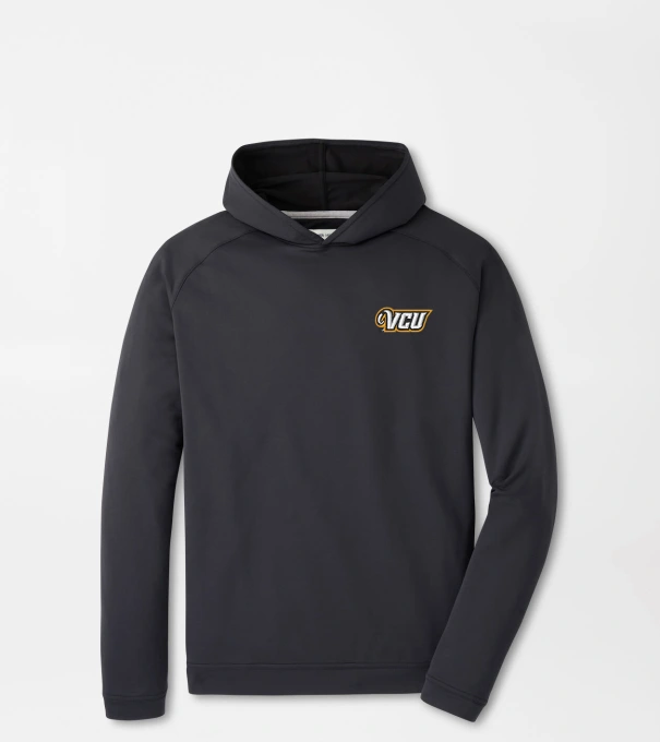 VCU Pine Performance Hoodie in Black