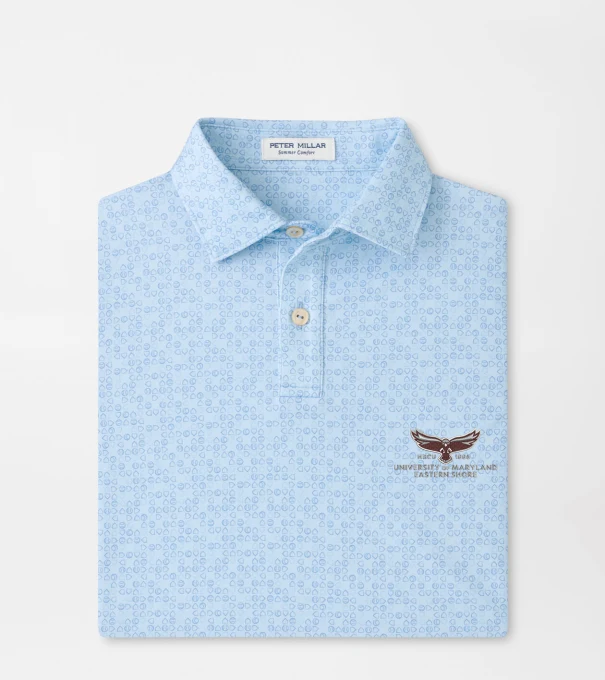 Maryland Eastern Shore Bases Loaded Youth Performance Jersey Polo in PALE BLUE