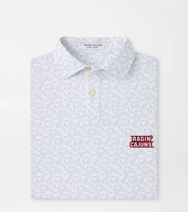 Louisiana at Lafayette Bases Loaded Youth Performance Jersey Polo in White