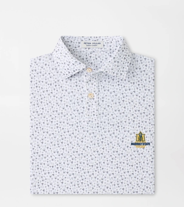 Murray State Buzzer Beater Youth Performance Jersey Polo in White