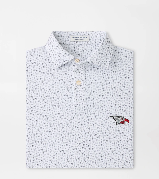 NC Central Buzzer Beater Youth Performance Jersey Polo in White