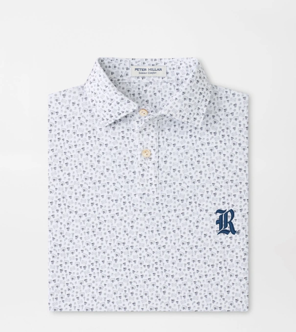 Rice University Buzzer Beater Youth Performance Jersey Polo in White