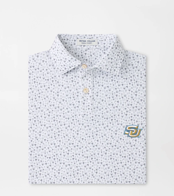 Southern University Buzzer Beater Youth Performance Jersey Polo in White