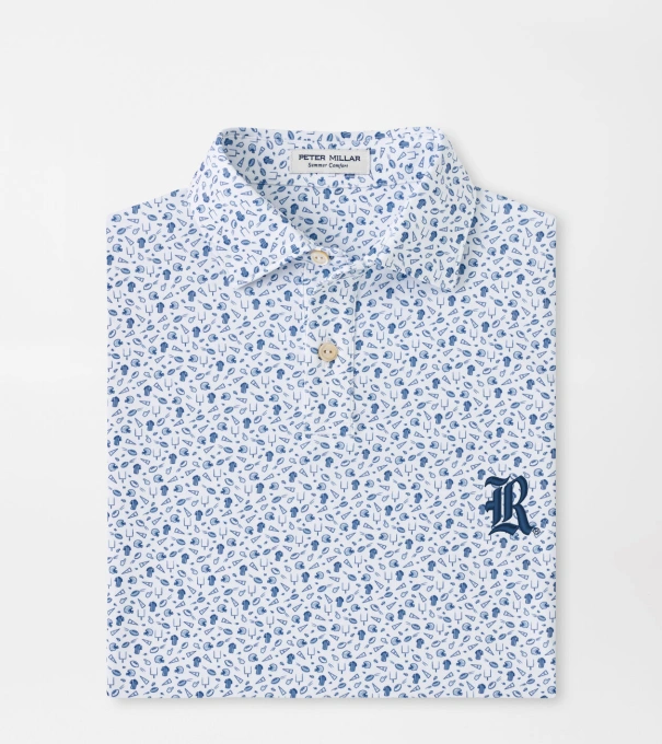 Rice University Kick Off Youth Performance Jersey Polo in Blue Frost